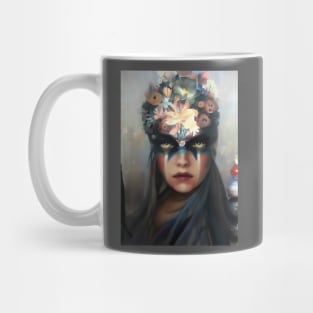 Norse Nordic Art a Pretty Girl Viking Mug